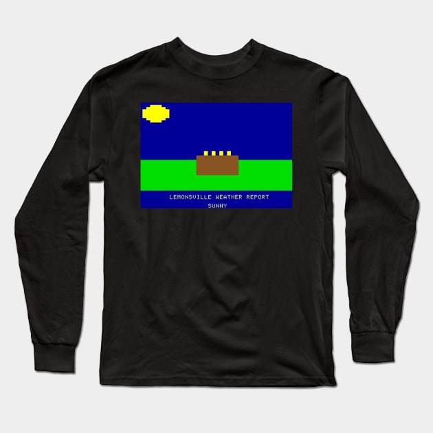 Lemonade Stand Game Long Sleeve T-Shirt by Digital GraphX